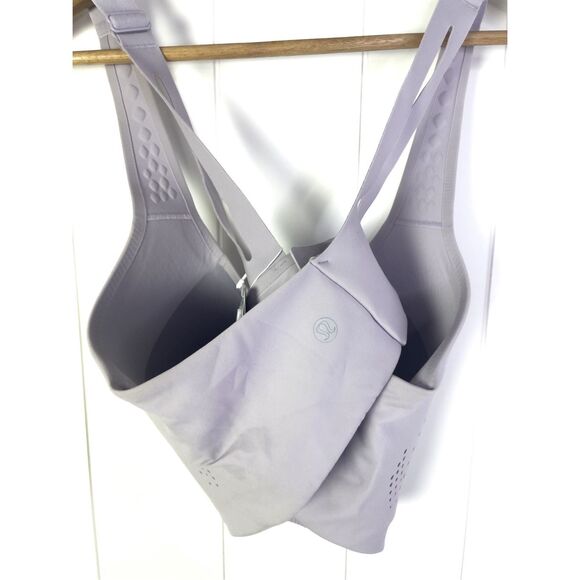 NWT Lululemon AirSupport Bra High Support Faint Lavender / Peri Purple 38D $98 - Picture 6 of 13